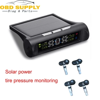 Digital LCD Display Solar Energy Smart Car TPMS Tire Pressure Monitoring System Auto Security Alarm Systems with Internal Sensor
Digital LCD Display Solar Energy Smart Car TPMS Tire Pressure Monitoring System Auto Security Alarm Systems with Internal Sensor