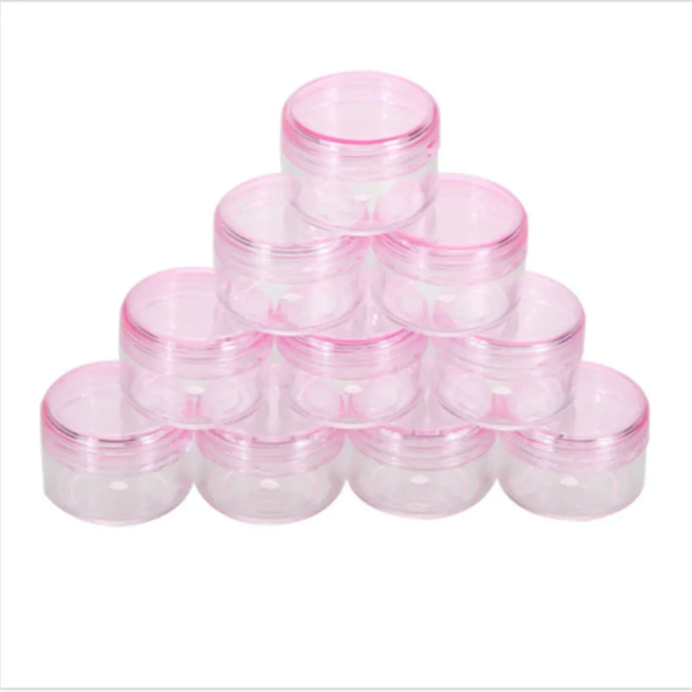 5Pcs 5g Portable Cosmetic Empty Jar Pot Eyeshadow Case Makeup Face Cream Container Box Cosmetic Clear Bottles Accessories Pink
5Pcs 5g Portable Cosmetic Empty Jar Pot Eyeshadow Case Makeup Face Cream Container Box Cosmetic Clear Bottles Accessories Pink