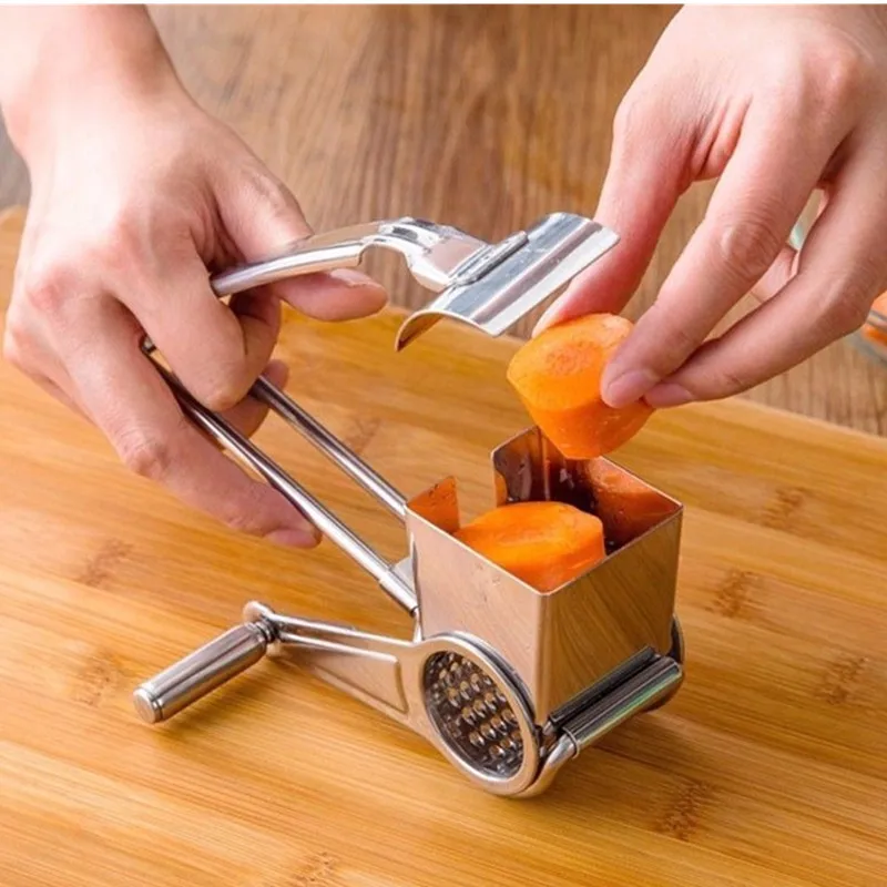 Rotary Cheese Grater Stainless Steel Cheese Slicer Kitchen Cheese Butter Cutter For Cake Chocolate Fondue Cooking Baking Tools
Rotary Cheese Grater Stainless Steel Cheese Slicer Kitchen Cheese Butter Cutter For Cake Chocolate Fondue Cooking Baking Tools
