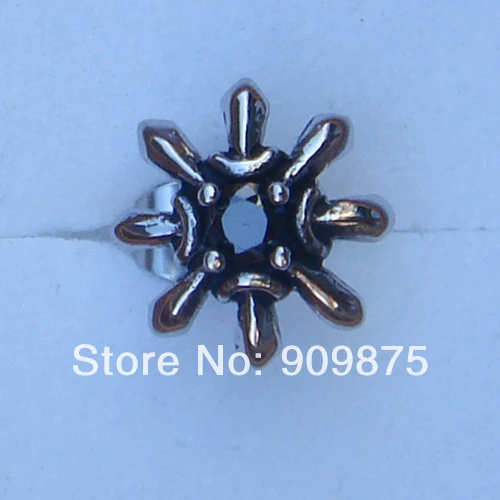 men jewelry cool men/boy's captain rudder black cz 316L stainless steel earring stud punk
men jewelry cool men/boy's captain rudder black cz 316L stainless steel earring stud punk