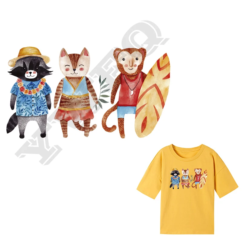 Iron On Patches Warer Raccoon And Monkey Heat Transfer Washable Clothing Deco Badges New Design Diy Accessory Applique Summer
Iron On Patches Warer Raccoon And Monkey Heat Transfer Washable Clothing Deco Badges New Design Diy Accessory Applique Summer