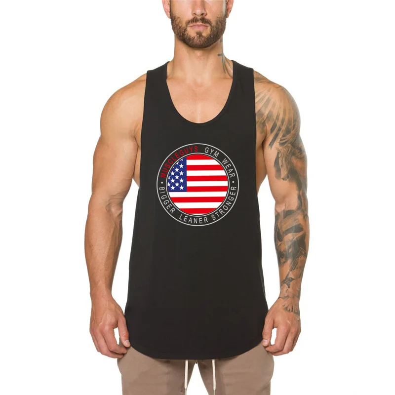 Muscleguys New Arrival Bodybuilding Stringer Tank Top Mens Fitness Clothing Singlet Sportswear Muscle Tanktop Gyms Shirts
Muscleguys New Arrival Bodybuilding Stringer Tank Top Mens Fitness Clothing Singlet Sportswear Muscle Tanktop Gyms Shirts