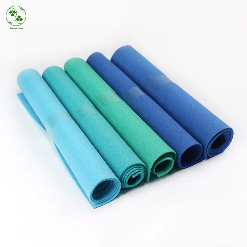 3MM Thick Felt Fabric Sheet Large Size 45X90CM Pure Solid Blue Shades Nonwoven Fabric Sheet DIY Felt Bag Arts Cloth Crafts
3MM Thick Felt Fabric Sheet Large Size 45X90CM Pure Solid Blue Shades Nonwoven Fabric Sheet DIY Felt Bag Arts Cloth Crafts