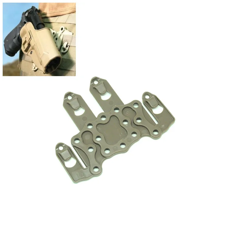 CQC Style Serpa Holster MOLLE Ambidextrous Strike Speed Clip Platform BK/DE/FG TB-566
CQC Style Serpa Holster MOLLE Ambidextrous Strike Speed Clip Platform BK/DE/FG TB-566