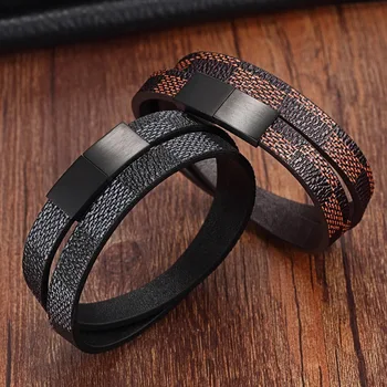 Handmade Cross Wide Cuff Bracelets Stainless Steel Magnetic Genuine Leather Bracelets Men Bracelets & Bangles For Women Jewelry
Handmade Cross Wide Cuff Bracelets Stainless Steel Magnetic Genuine Leather Bracelets Men Bracelets & Bangles For Women Jewelry