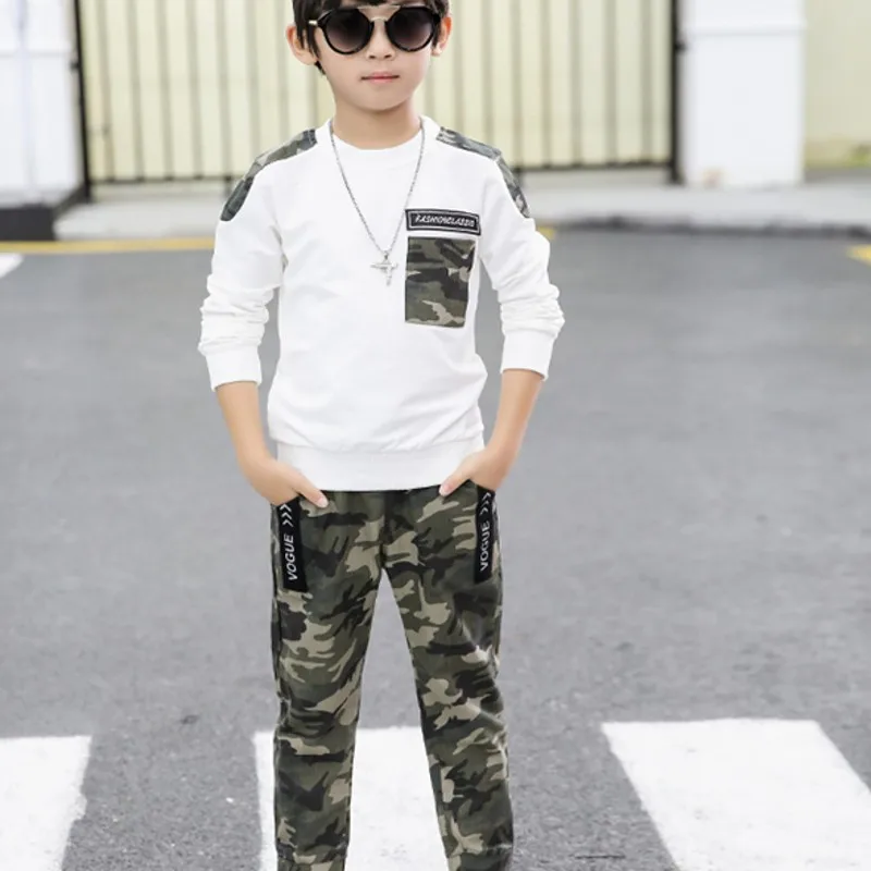 New Boys Clothes T shirts and pants Two Pieces 5 - 10 age Spring Autumn Tracksuit Kids Boys Clothes 8ST021
New Boys Clothes T shirts and pants Two Pieces 5 - 10 age Spring Autumn Tracksuit Kids Boys Clothes 8ST021