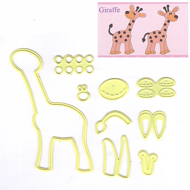Giraffes Animals Shape Metal Cutting Dies Stencil Scrapbook Album Embossing For Gift Card Making Handcrafts Decor
Giraffes Animals Shape Metal Cutting Dies Stencil Scrapbook Album Embossing For Gift Card Making Handcrafts Decor