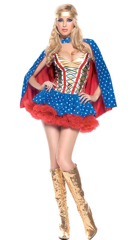 Ladies Wonder Woman Superhero Costume Super Girl Halloween Hens Fancy Dress
Ladies Wonder Woman Superhero Costume Super Girl Halloween Hens Fancy Dress