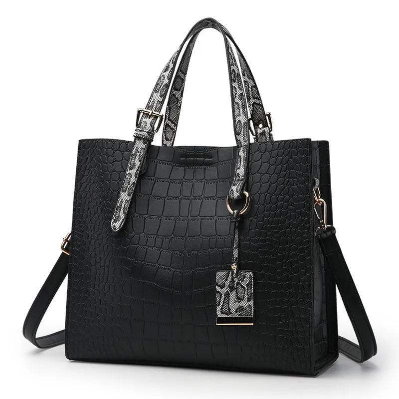 Luxury Brand Crocodile Pattern Women Handbags High Quality Leather Shoulder Bags Fashion Big Totes Designer Tassel Crossbody Bag
Luxury Brand Crocodile Pattern Women Handbags High Quality Leather Shoulder Bags Fashion Big Totes Designer Tassel Crossbody Bag