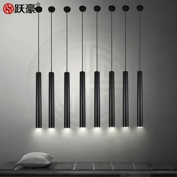 Modern Led Pendant Light Long Tube Cylindrical Single Head Black Restaurant Bar Dinging Room Droplight Lustre Pendente
Modern Led Pendant Light Long Tube Cylindrical Single Head Black Restaurant Bar Dinging Room Droplight Lustre Pendente