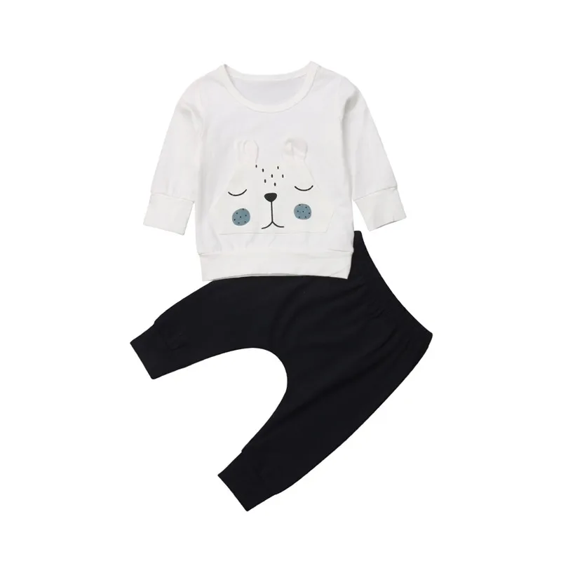 Newborn Baby Boys Girls Clothes Set Autumn Long Sleeve Ears Bear Warm Winter Tops T-shirt Pants Outfits Girl Clothing Cute 2PCs
Newborn Baby Boys Girls Clothes Set Autumn Long Sleeve Ears Bear Warm Winter Tops T-shirt Pants Outfits Girl Clothing Cute 2PCs