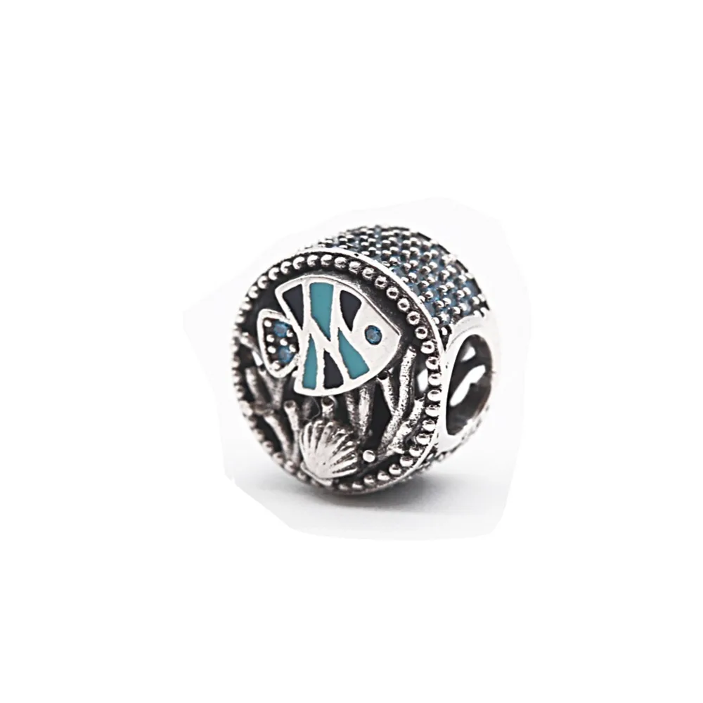ZMZY Authentic 925 Sterling Silver Charm Crystal Ocean Fish Coral Shell Beads fit pandora Bracelets & Necklace Jewelry Gift
ZMZY Authentic 925 Sterling Silver Charm Crystal Ocean Fish Coral Shell Beads fit pandora Bracelets & Necklace Jewelry Gift