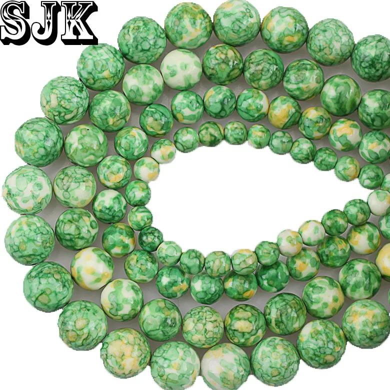 Natural Green Yellow Clay Rainbow Ceramic Stone Round Beads 4 6 8 10 12mm For Handmade Necklace Bracelet Jewelry Making
Natural Green Yellow Clay Rainbow Ceramic Stone Round Beads 4 6 8 10 12mm For Handmade Necklace Bracelet Jewelry Making