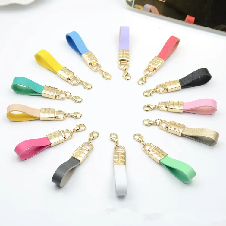 KC Gold Color Keyrings PU Leather Cord Trinket Keychain Charms Rope For Pompons Keychains Tassel DIY Findings
KC Gold Color Keyrings PU Leather Cord Trinket Keychain Charms Rope For Pompons Keychains Tassel DIY Findings