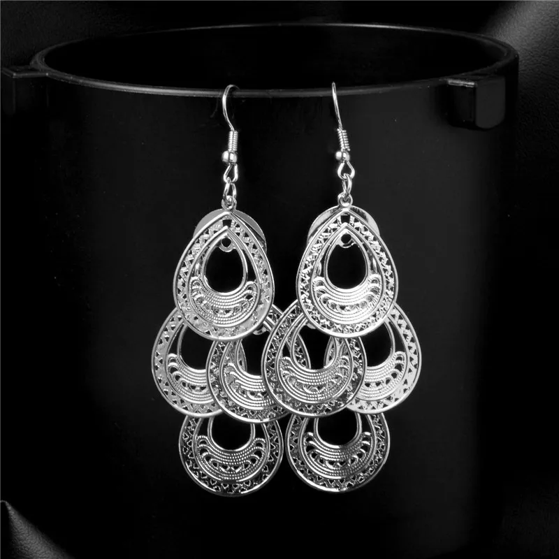 H:HYDE New Arrival Elegant Bohemian Vintage Long Earring Summer Style Gold/Silver Drop Earring Accessories For Women brincos
H:HYDE New Arrival Elegant Bohemian Vintage Long Earring Summer Style Gold/Silver Drop Earring Accessories For Women brincos