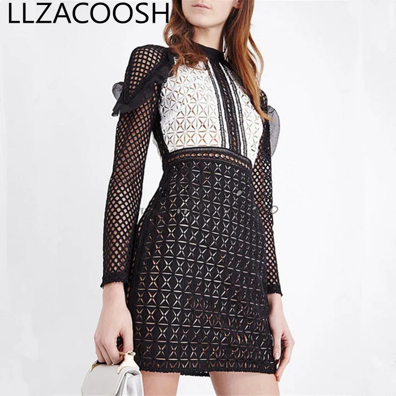 Self Portrait 2019 Runway Designer Summer Dress Black White Patchwork Lace Slim Ruffles Hollow Out Women Mini Dress
Self Portrait 2019 Runway Designer Summer Dress Black White Patchwork Lace Slim Ruffles Hollow Out Women Mini Dress