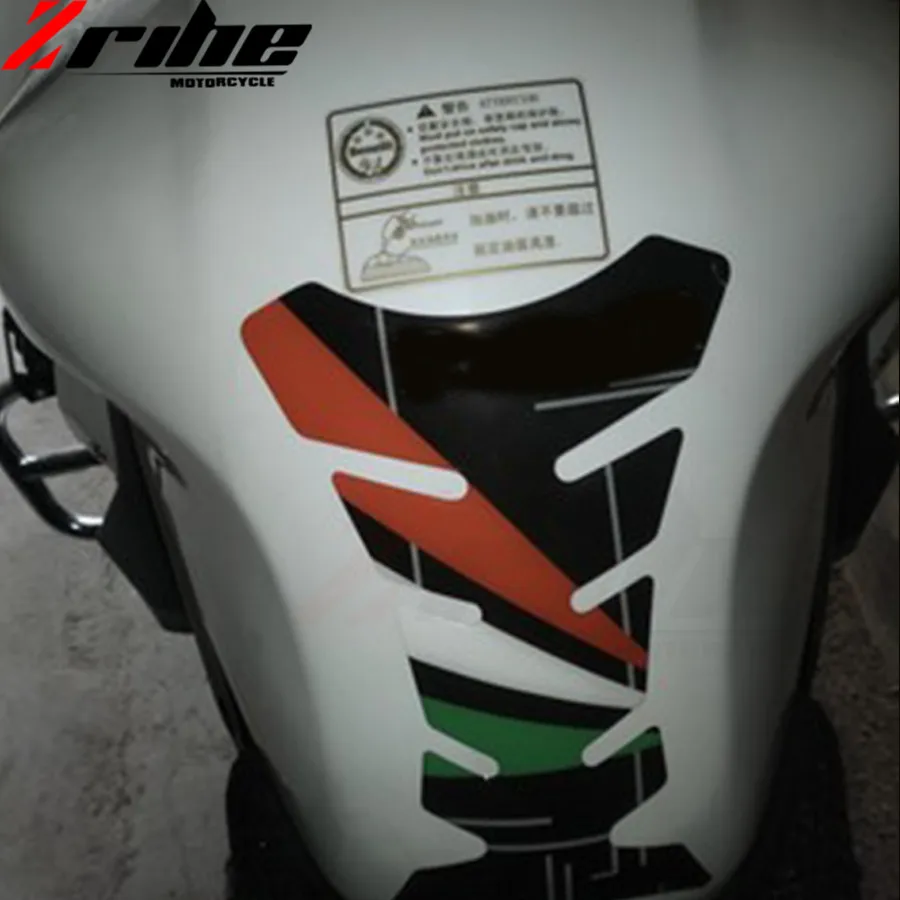 5 шт. наклейка на бак для мотоцикла масло топливо углеродное волокно коврик бака