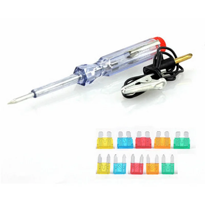 Image 6V12V24V Car Circuit Test Pencil Auto Repair Tool Induction Test Electric Pen Send Insurance Tablets