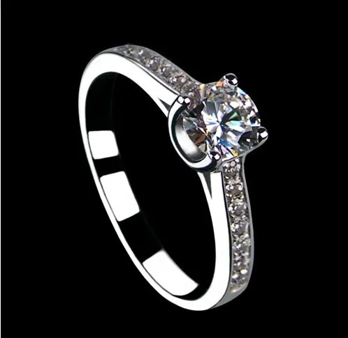 Solid 14K White Gold 0.5CT Round Brilliant Diamond Women Wedding Ring Love Promise Lady Jewelry Free Shipping
Solid 14K White Gold 0.5CT Round Brilliant Diamond Women Wedding Ring Love Promise Lady Jewelry Free Shipping