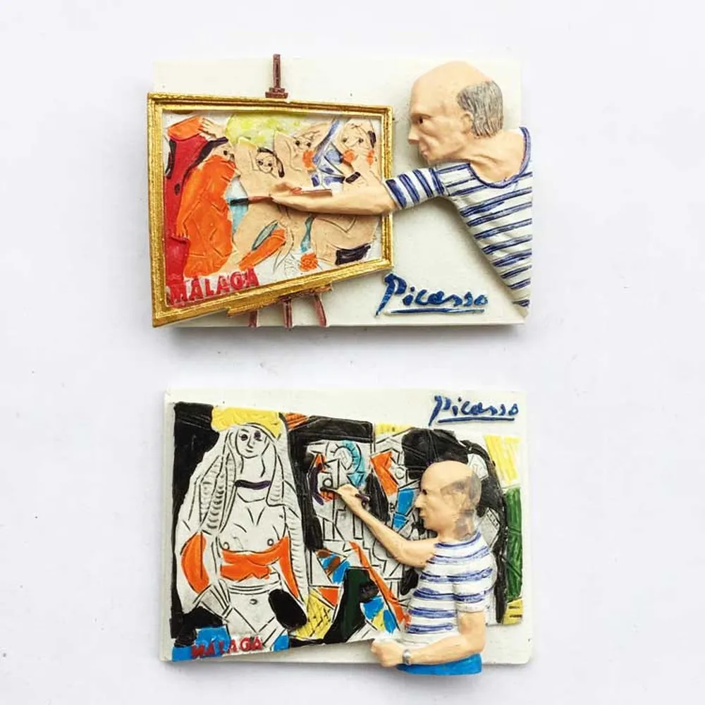 Handmade Resin 3D Spain Painter Picasso Fridge Magnets Tourist Souvenir Refrigerator Magnetic Stickers Home Decor
Handmade Resin 3D Spain Painter Picasso Fridge Magnets Tourist Souvenir Refrigerator Magnetic Stickers Home Decor