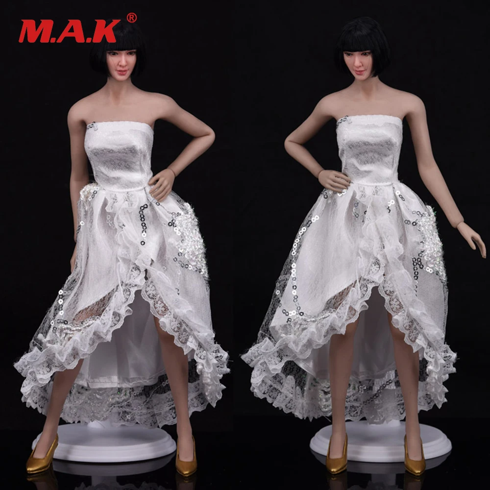 1/6 Scale Female Clothes White Evening Dress Banquet Skirt Ladies Wedding Dress For PH Verycool HT Medium & Small Body Figur
1/6 Scale Female Clothes White Evening Dress Banquet Skirt Ladies Wedding Dress For PH Verycool HT Medium & Small Body Figur