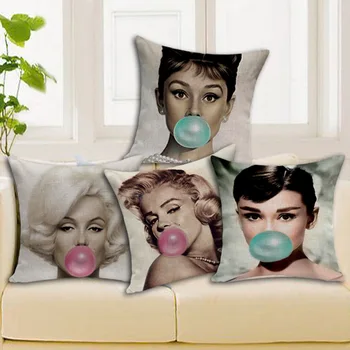 Modern Blowing Bubble Marilyn Monroe Marilyn Monroe Cotton Linen Sofa Decorative Throw Cushion Cover Home Decor Pillow Case
Modern Blowing Bubble Marilyn Monroe Marilyn Monroe Cotton Linen Sofa Decorative Throw Cushion Cover Home Decor Pillow Case