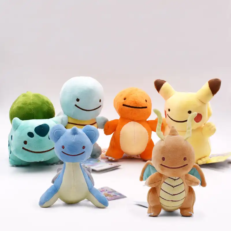 6 スタイルホットトイズpeluche同上lapras Dragonite ピカチュウ ゼニガメ フシギダネ ヒトカゲ 12 16 センチメートルぬいぐるみ Gooum