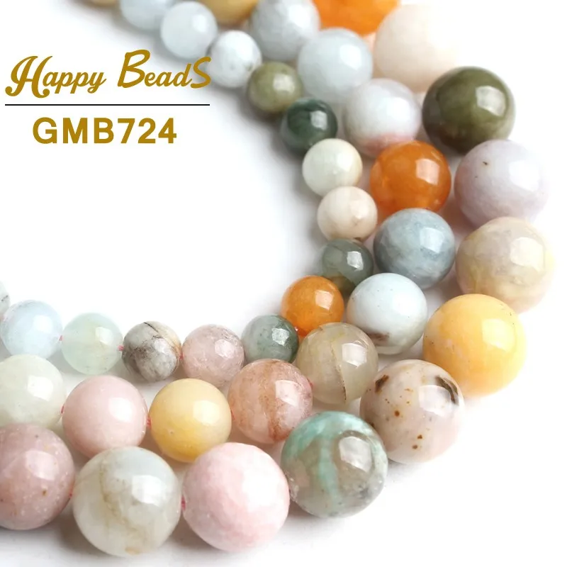 Natural Genuine Colorful Stone Beads Gem Jades Aquamarina Round Loose Spacer Bead 15''Strand 6/8/10mm For Jewelry Making
Natural Genuine Colorful Stone Beads Gem Jades Aquamarina Round Loose Spacer Bead 15''Strand 6/8/10mm For Jewelry Making