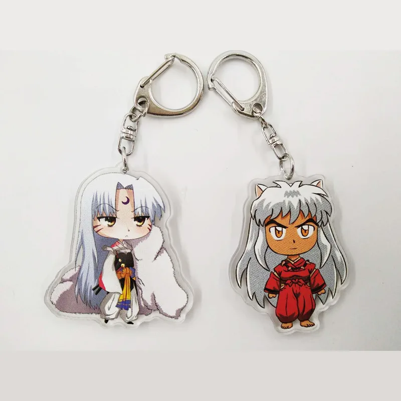 2 вида акриловых брелоков аниме модель мультфильм Inuyasha Sesshoumaru прозрачный