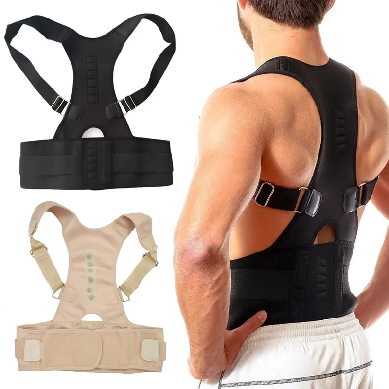 ZWZCYZ Unisex Adjustable Magnetic Posture Corrector Back Shoulder Support Corrector Corset Back Brace Belt Multi-Size
ZWZCYZ Unisex Adjustable Magnetic Posture Corrector Back Shoulder Support Corrector Corset Back Brace Belt Multi-Size