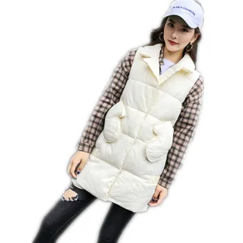 2018 New Design Women Winter Vest Autumn Warm Medium-Long Vest Sleevelss Women Button Slim Turn-Down Collar Vest Mujer CQ2598
2018 New Design Women Winter Vest Autumn Warm Medium-Long Vest Sleevelss Women Button Slim Turn-Down Collar Vest Mujer CQ2598