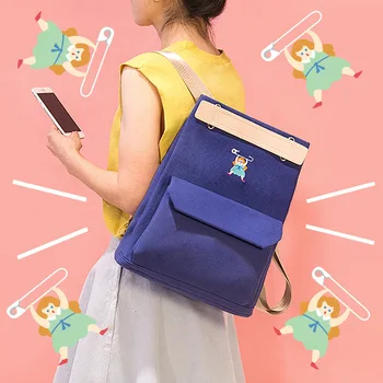 Bentoy Preppy Style Women Backpack For School Teenagers Girls Back Pack Shoulder Bag Canvas Schoolbags Travel Backpacks Mochila
Bentoy Preppy Style Women Backpack For School Teenagers Girls Back Pack Shoulder Bag Canvas Schoolbags Travel Backpacks Mochila