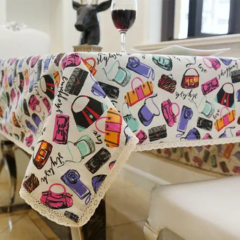 Latest High Grade Eco-friendly Fashion Colorful Lady Bags Patterns Breakfast Table Cover Tablecloth for Table Decoration
Latest High Grade Eco-friendly Fashion Colorful Lady Bags Patterns Breakfast Table Cover Tablecloth for Table Decoration