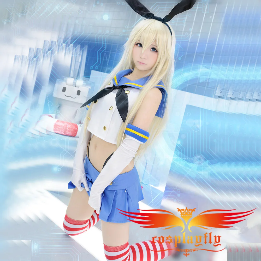 Kantai Collection Kancolle Fleet Girls Kanmusu Shimakaze Cosplay Costume custom made Any Size
Kantai Collection Kancolle Fleet Girls Kanmusu Shimakaze Cosplay Costume custom made Any Size