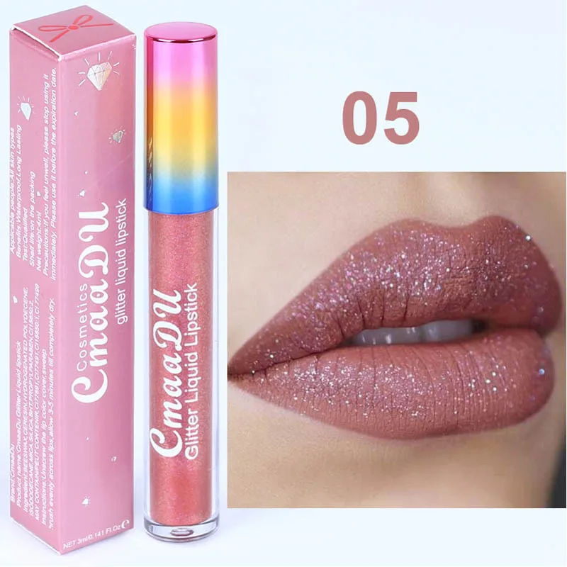Cmaadu glitter flip lip gloss velvet matte lip tint 6 colors waterproof long lasting diamond flash shimmer liquid lipstick
Cmaadu glitter flip lip gloss velvet matte lip tint 6 colors waterproof long lasting diamond flash shimmer liquid lipstick