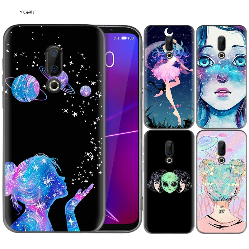 Silicone Case for Meizu 16 16th M6T Black Dark Coque Shell Cell Phone Tpu Cover Dull Polish Girl Space Garota
Silicone Case for Meizu 16 16th M6T Black Dark Coque Shell Cell Phone Tpu Cover Dull Polish Girl Space Garota