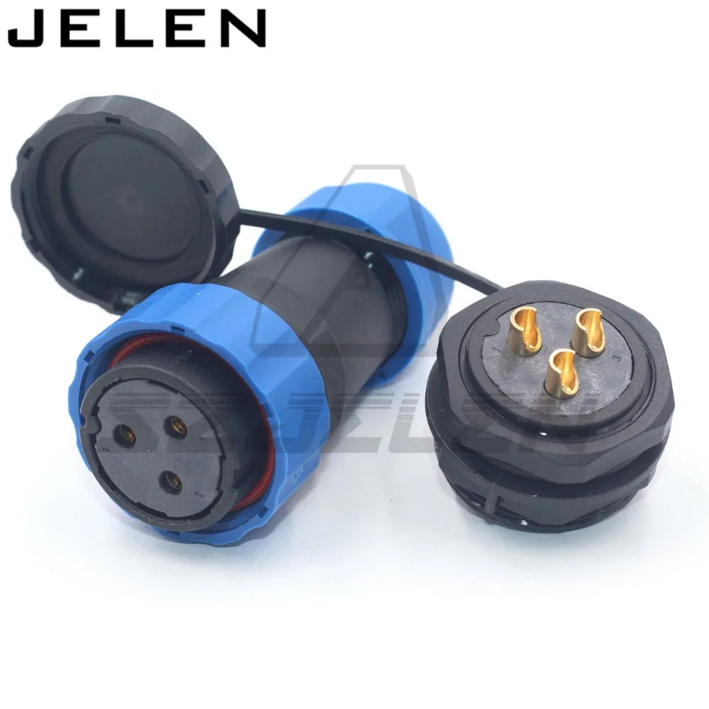 SD28TP-ZM, Waterproof connector 3pin plug(female) socket(male) ,IP68, 3pin power cable wire connectors, 45A Aviation connector
SD28TP-ZM, Waterproof connector 3pin plug(female) socket(male) ,IP68, 3pin power cable wire connectors, 45A Aviation connector