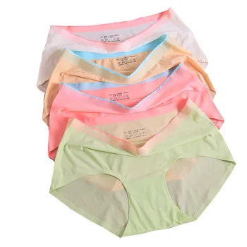 LANGSHA 4PCS/LOT Ultra-thin Panties Women Seamless New Sexy Lingerie Ice Silk Traceless Underwear Girls Plus Size Elastic Briefs
LANGSHA 4PCS/LOT Ultra-thin Panties Women Seamless New Sexy Lingerie Ice Silk Traceless Underwear Girls Plus Size Elastic Briefs