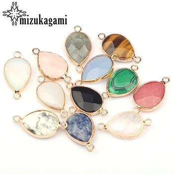 2pcs/lot Natural Stone Charms Pendant Water Drop Teardrop Pendant Connector Charms For DIY Jewelry Making Finding Accessories
2pcs/lot Natural Stone Charms Pendant Water Drop Teardrop Pendant Connector Charms For DIY Jewelry Making Finding Accessories