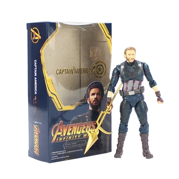 

15cm Avengers Infinity War Captain America Action Figure Brinquedos Figurals Toys Collection Model Dolls Gift