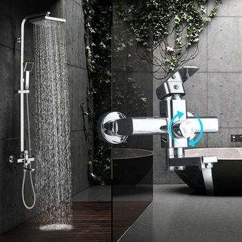 Quyanre Bathroom Shower Faucets Set 8" Rainfall Shower Head Tub Spout Sink Faucet 3-Way Single Handle Mixer Tap Bath Shower
Quyanre Bathroom Shower Faucets Set 8" Rainfall Shower Head Tub Spout Sink Faucet 3-Way Single Handle Mixer Tap Bath Shower