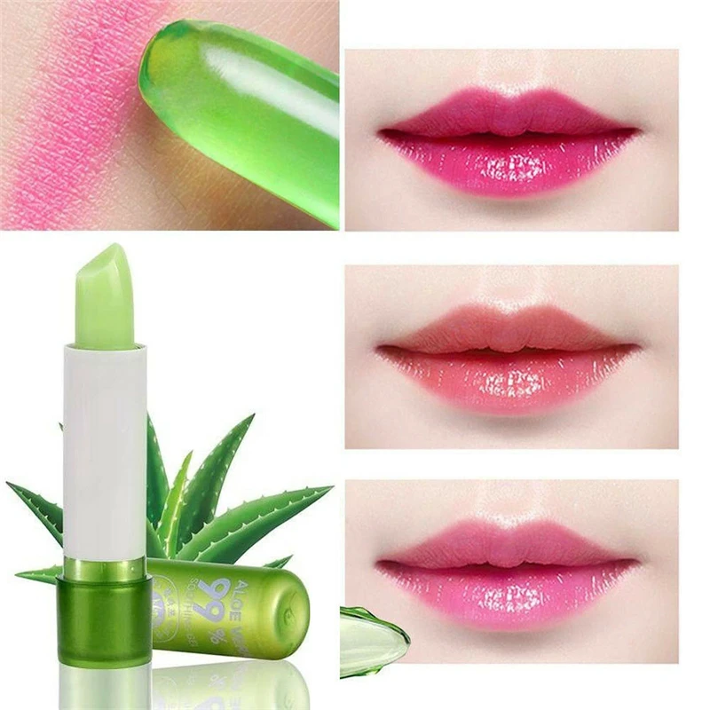 Fashion Lip Balm 99% Aloe Vera Lipstick Magic Lip Gloss Color Changing Tinted Moisturizing Lipstick Long Lasting Lip Care Oil
Fashion Lip Balm 99% Aloe Vera Lipstick Magic Lip Gloss Color Changing Tinted Moisturizing Lipstick Long Lasting Lip Care Oil