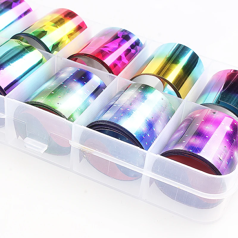 YWK 12 sheets/box Colorful Laser Starry Sky Nails Foils DIY Craft Adhesive Glue Art Foils Nail Sticker Paper for Manicure Decor
YWK 12 sheets/box Colorful Laser Starry Sky Nails Foils DIY Craft Adhesive Glue Art Foils Nail Sticker Paper for Manicure Decor