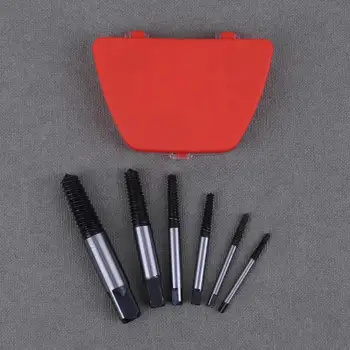 6pcs/Set Screws Removal Tool Screw Extractors Damaged Rusted Stripped Broken Removing Bolts Drill Bits Hand Tools
6pcs/Set Screws Removal Tool Screw Extractors Damaged Rusted Stripped Broken Removing Bolts Drill Bits Hand Tools