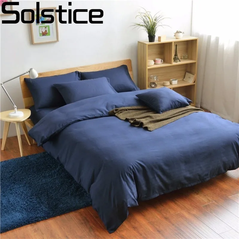 Solstice Double-sided Solid Color 4pcs Bedding Sets Bedclothes Single Double Bed Linen Printed Bed Sheet Duvet Cover Pillowcase
Solstice Double-sided Solid Color 4pcs Bedding Sets Bedclothes Single Double Bed Linen Printed Bed Sheet Duvet Cover Pillowcase