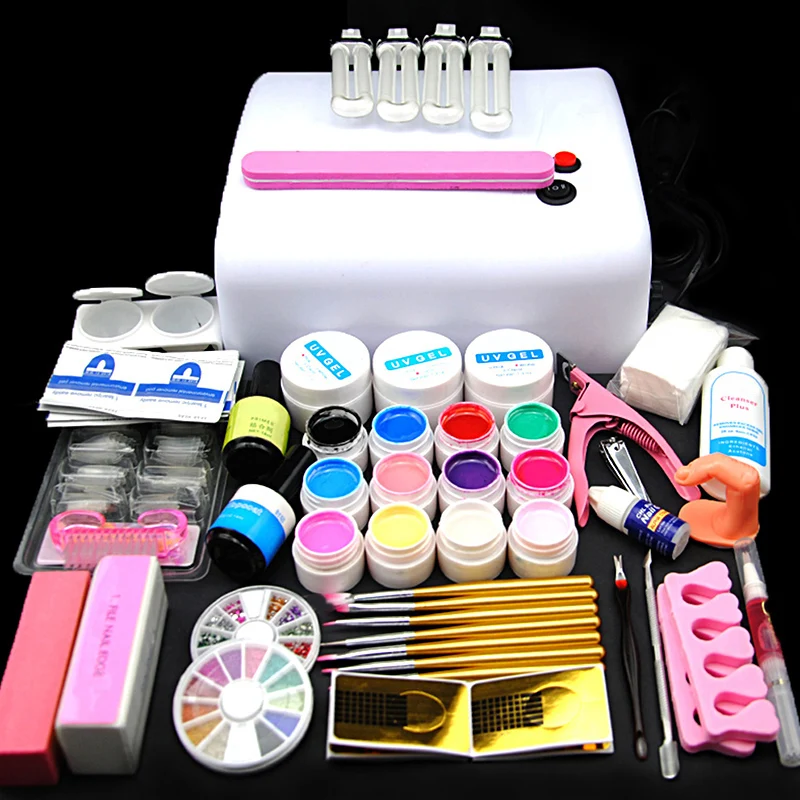 COSCELIA Gel Nail Kit with 36W UV Lamp for Nails Set For Manicure Acrylic Nail Kit Tools For Manicure Gel Nail Kits With Lamp 
COSCELIA Gel Nail Kit with 36W UV Lamp for Nails Set For Manicure Acrylic Nail Kit Tools For Manicure Gel Nail Kits With Lamp