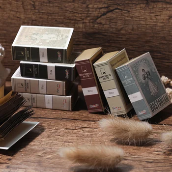 Mini Vintage Kraft Paper Matchbox Notebook Illustrations Can Be Torn Portable Note Paper DIY Craft Photo Album Creative Decor
Mini Vintage Kraft Paper Matchbox Notebook Illustrations Can Be Torn Portable Note Paper DIY Craft Photo Album Creative Decor
