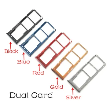 5Pcs/Lot, Single Dual SIM Card Tray Slot Holder For Samsung Galaxy A30 A50 A305F A505F A305 A505 Replacement Part