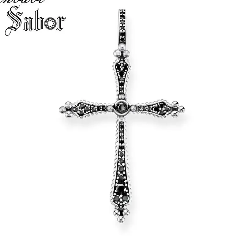 Pendant Black CZ Royalty Cross 925 Sterling Silver Vintage Gift For Women Girls Jewelry Pendant Fit Necklace thomas
Pendant Black CZ Royalty Cross 925 Sterling Silver Vintage Gift For Women Girls Jewelry Pendant Fit Necklace thomas