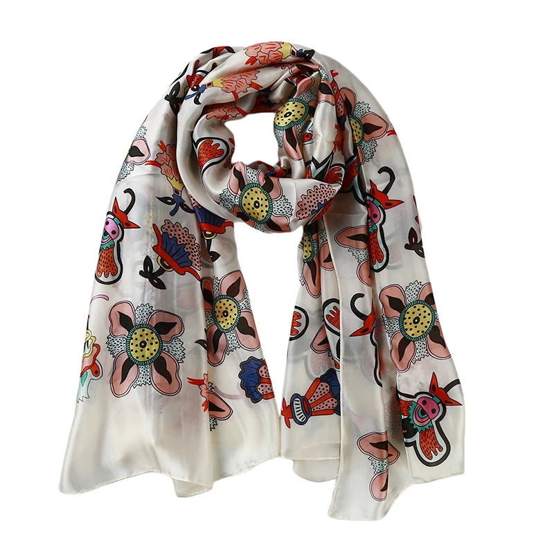 Luxury Brand Summer Women Scarf Fashion Quality Soft Silk Scarves Female Shawls Foulard Beach Cover-ups Wraps Silk Bandana
Luxury Brand Summer Women Scarf Fashion Quality Soft Silk Scarves Female Shawls Foulard Beach Cover-ups Wraps Silk Bandana